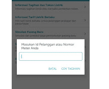Cek Tagihan Listrik online lewat HP