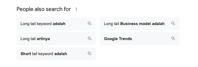 Memanfaatkan "Penelusuran Terkait" di Google untuk Riset Long Tail Keyword
