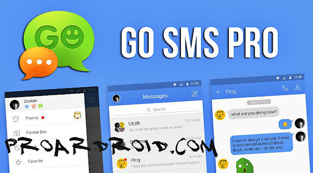  تطبيق GO SMS Pro v7.80 لارسال الرسائل القصيرة للاندرويد النسخة المدفوعة logo