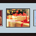 Collage Frame Photo Mat Double Mat with 2 - 4x6 and 1 - 10x8