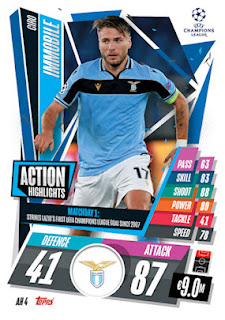 Topps Match Attax Extra 2020-2021 SS Lazio Set