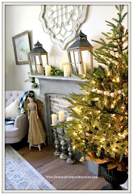 French Country-French Farmhouse-Christmas-Bedroom-Cottage Style-From My From Porch To Yours