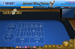 Cara Main Judi Dadu Lucky Dice Online SBOBET