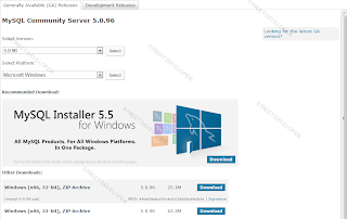 Descargar Mysql Server