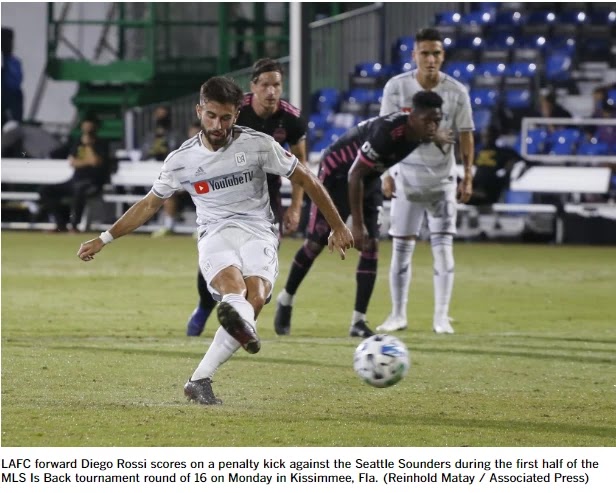 Diego Rossi continues outburst, leads LAFC to win over Sounders