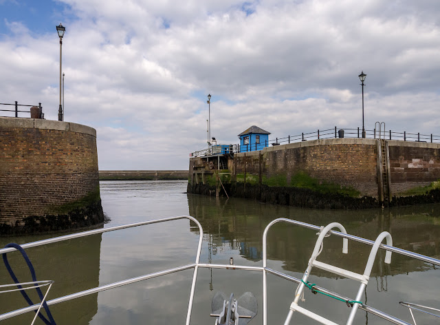 Photo of Ravensdale leaving Maryport Marina in Cumbria, UK, last Friday afternoon