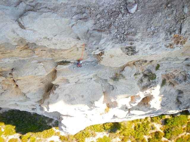 escalade à Cap-Canailles Cassis Calanques Manu RUIZ