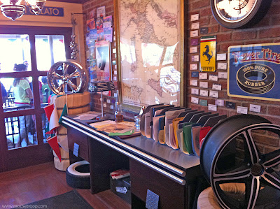 Luigi's Office Flying Tires Cars Land Carsland queue line