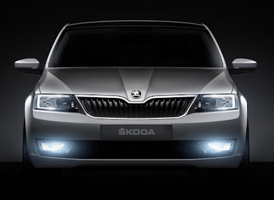 Skoda Mission L concept car front view