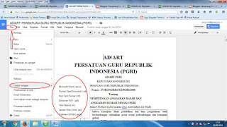 Didorong oleh keinginan luhur untuk berperanserta secara aktif menegakkan AD / ART PGRI (Anggaran Dasar / Anggaran Rumah Tangga Persatuan Guru Republik Indonesi)