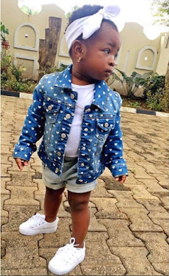 Davido's babymama shows him support, plus, shares adorable photo of their daughter