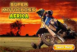 لعبة موتوسيكلات افريقيا Super Motocross Africa