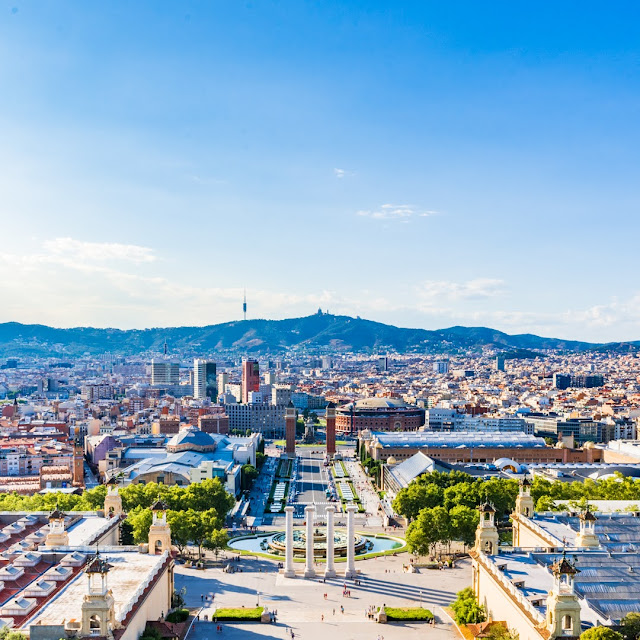 バルセロナの町並み風景