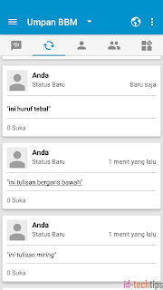 Cara Membuat Status BBM Menjadi Unik dengan Sentuhan Kode HTML