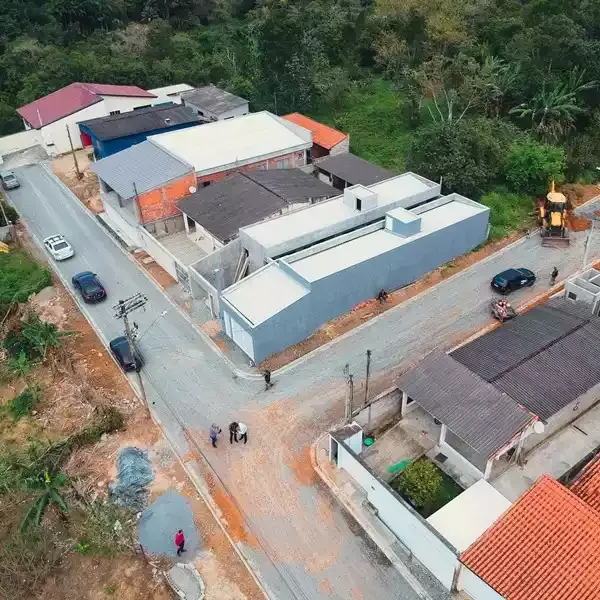 Obras a todo vapor no Bairro Jardim Brasília em Jacupiranga