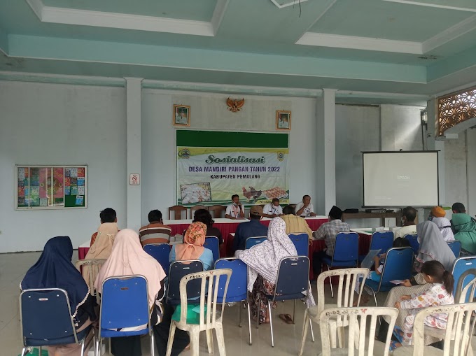 Sosialisasi Kegiatan Desa Mandiri Pangan Desa Pegiringan Kec.Bantarbolang