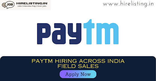 Paytm Hiring Across India Logo