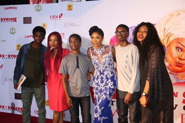 Tony Elumelu, Lai Mohammed, Mo Abudu, Toyin Abraham, Biola Alabi, Ufuoma and others attend Omoni Oboli?s premiere of Wives on Strike Revolution