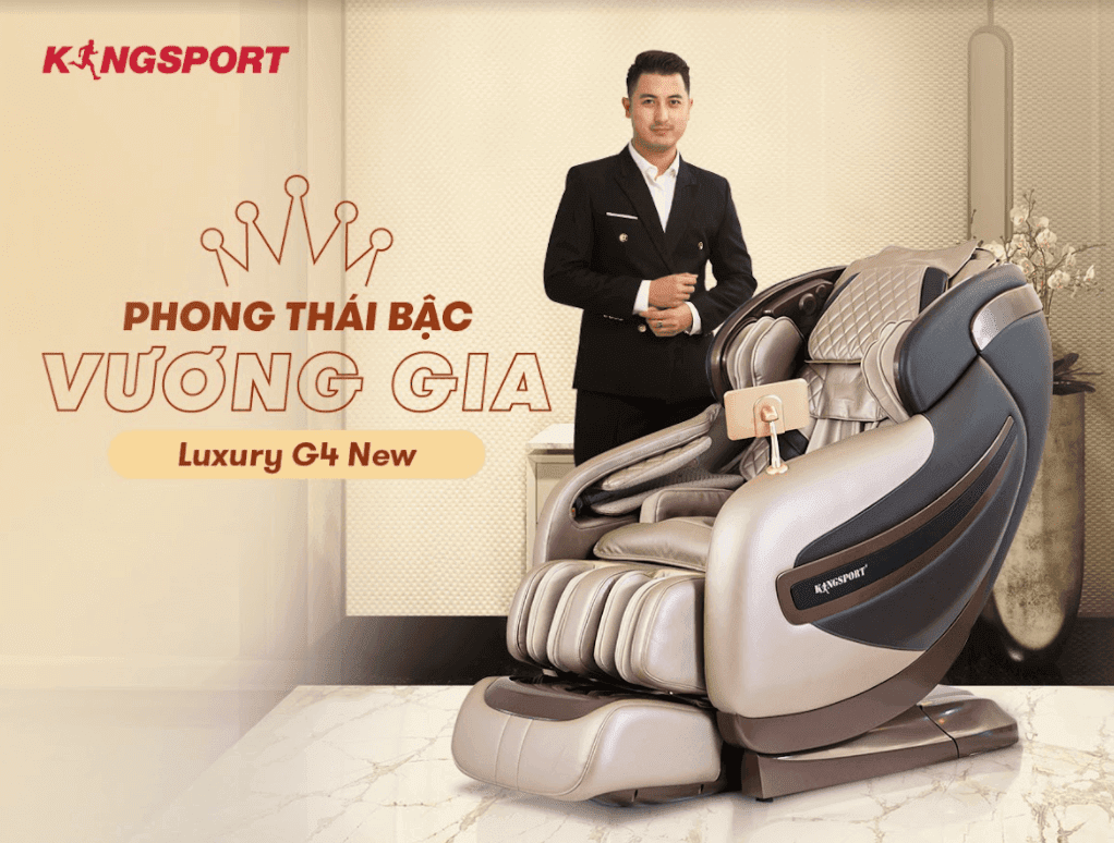 Ghế Massage Kingsport Luxury G4 New