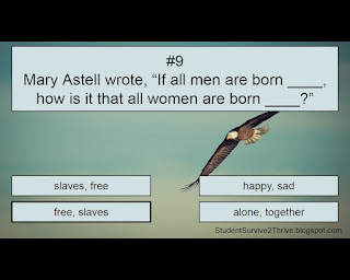 The correct answer is free/slaves.