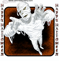 Halloween Mummy Greeting Cards