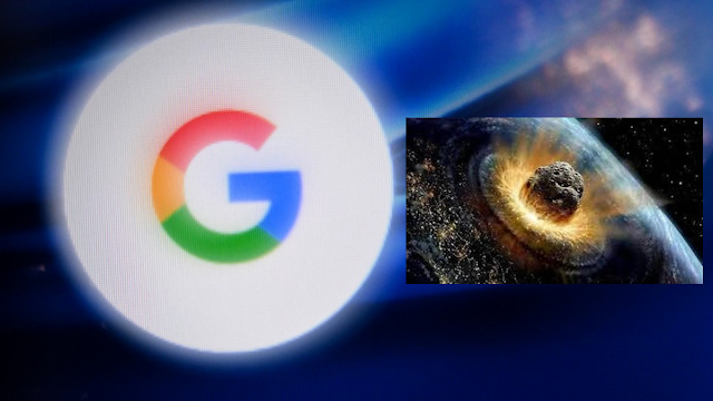 ¿Qué pasa si escribes meteorito en Google?