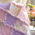 Baby Rag Quilt in soft pastels