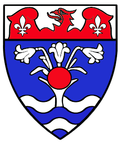 University of St Mary of the Lake coat of arms shield crest logo