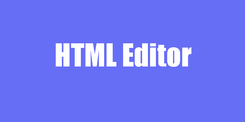 HTML Editor