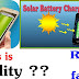 Charge your phone with #solar charging app real or fake??????
