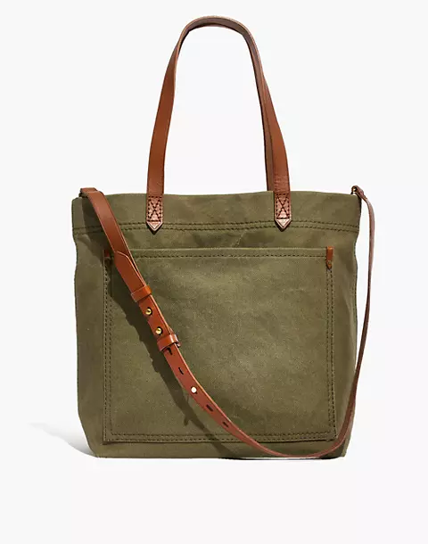 Madewell medium canvas transport tote