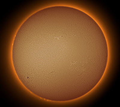 Protuberàncies i cromosfera solar  8/07/2023  9:06 UT