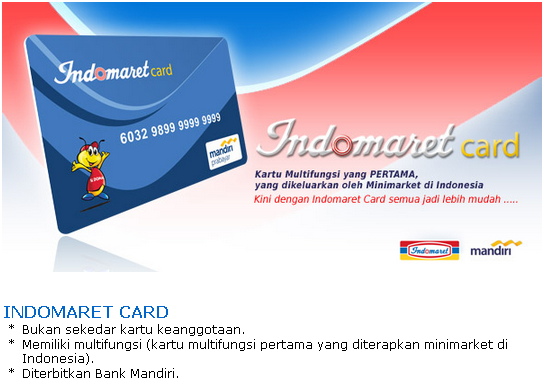 Promo kartu member Indomaret minimarket waralaba Indonesia 