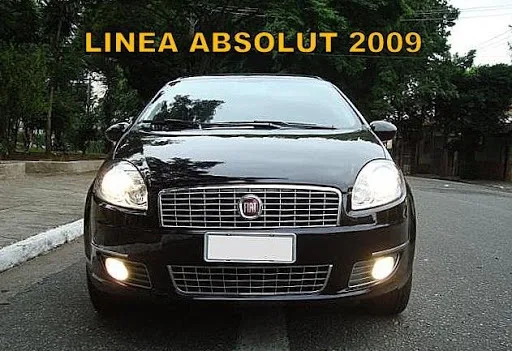 Fiat Linea Absolut 2009 DualLogic - Frente