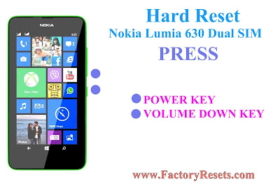 Hard Reset Nokia Lumia 630 Dual SIM
