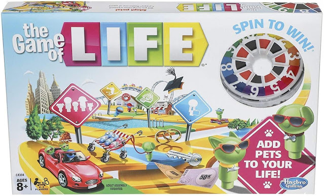 the game of life box cover.