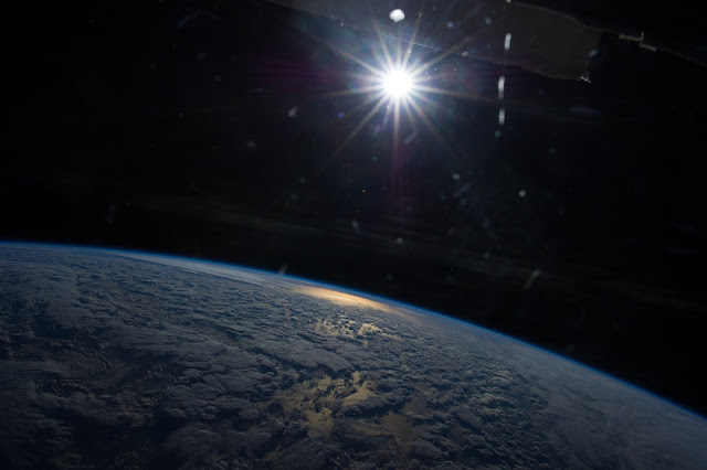 Terra and Sol seen from the International Space Station