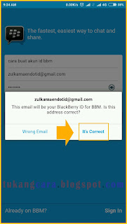 Buat Akun BBM Baru