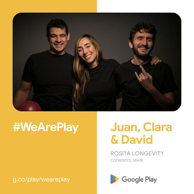 #WeArePlay Juan Clara & David Rosita Longevity Cofrentes, Spain Google Play