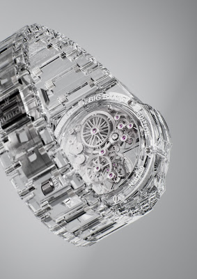 Hublot Big Bang Integral Tourbillon Full Sapphire replica watch
