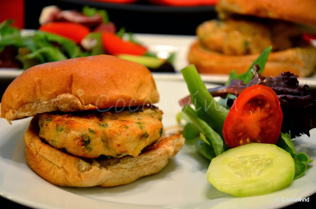 Oven Baked Chicken Burger