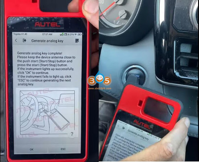 Autel KM100 Program 2021 Highlander All Keys Lost via OBD 6