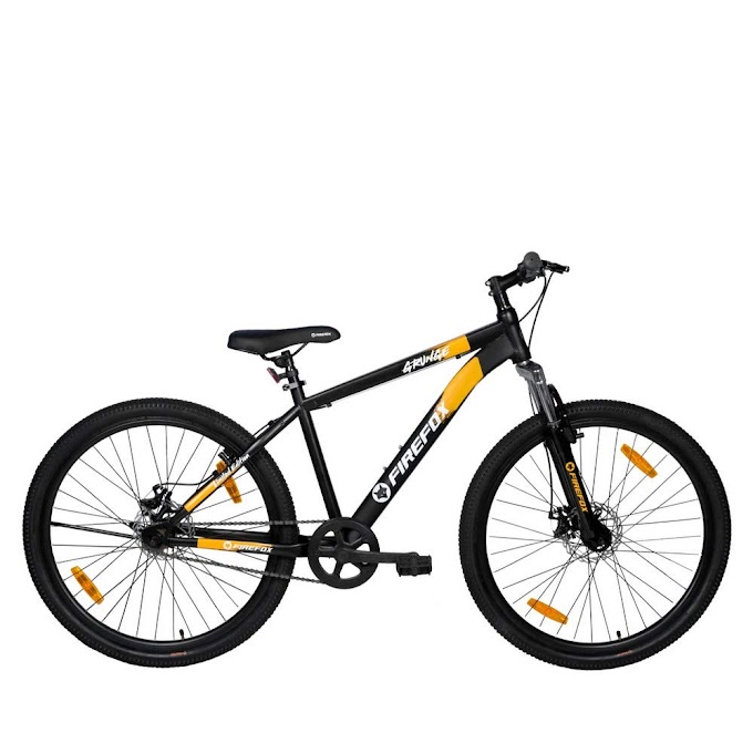 Firefox Bikes Grunge-D, 27.5T Mountain Cycle (Black/Orange) I Disc Brake I Ideal for : Adults (Above 13 Years) I Frame Size: 17" I Unisex Cycle 