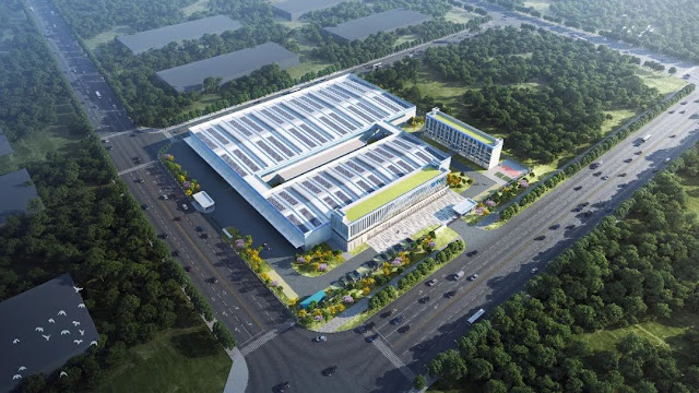 Rendering of Guorui Xiechuang Southern Base Production Plant project.