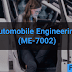 Automobile Engineering (ME-7002)