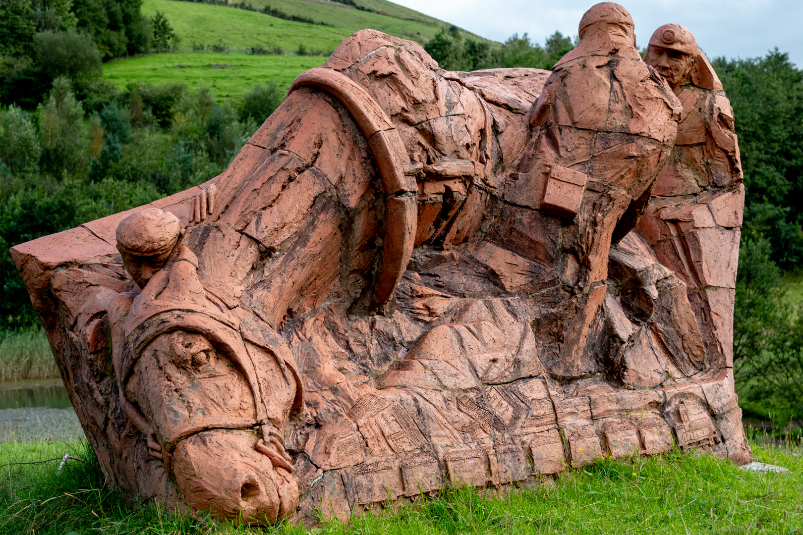 View of the Garw Valley, Memorial