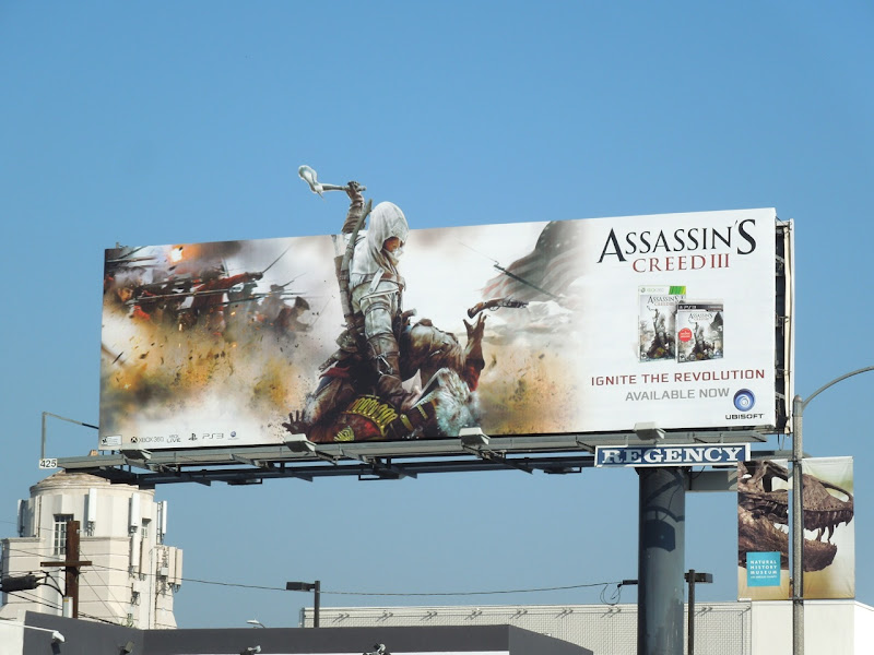 Assassins Creed 3 video game billboard