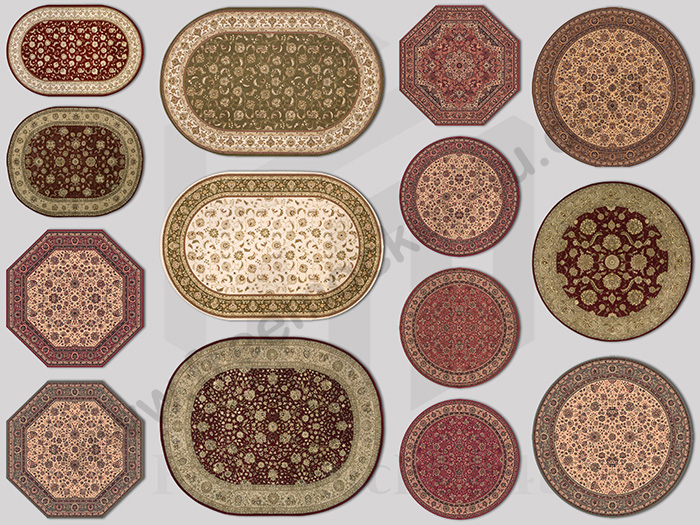 A Wonderful Collection of Diverse Carpets PNG Pack