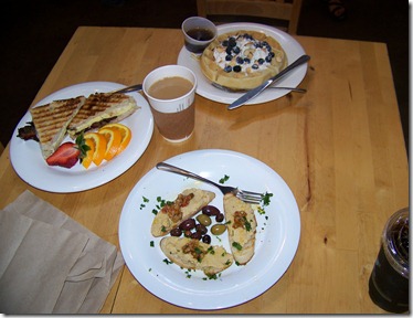 Some of the Foods Available at the Cafe