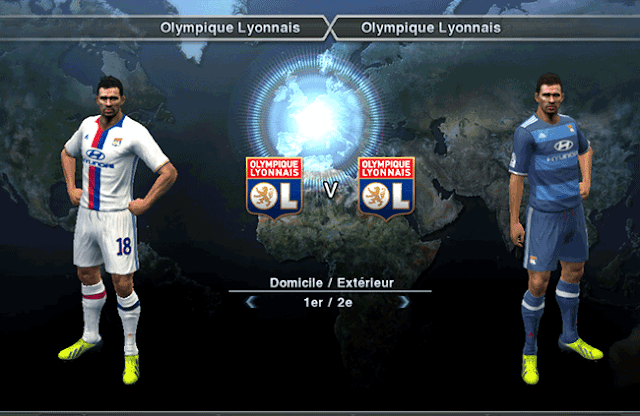 PES 2013 Olympique Lyonnais Kits Season 16/17